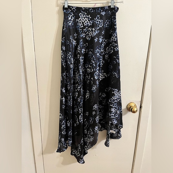 NWT 100% Silk Midi Fleur du Mal Skirt - Picture 1 of 9